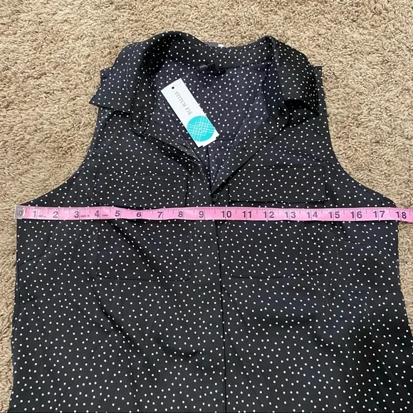 NWT Violets & Roses polka dot shirt dress size 4 - Picture 9 of 10